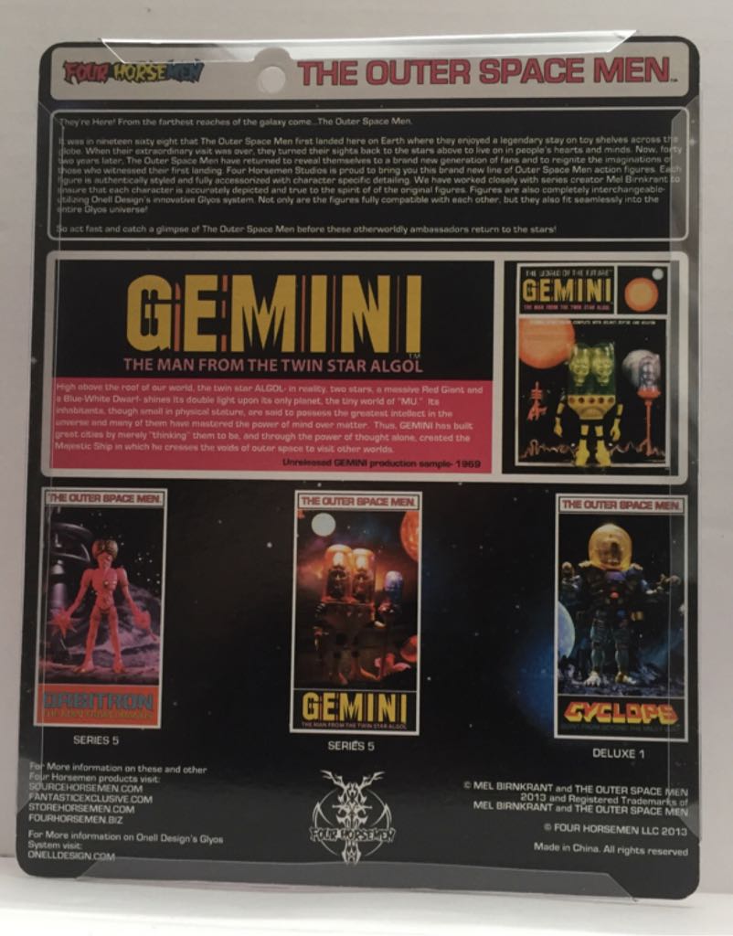 GEMINI - Four Horsemen (The Outer Spacemen) (The Outer Space Men) action figure collectible - Main Image 2