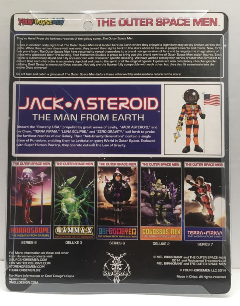 JACK ASTEROID - Four Horsemen (The Outer Spacemen) (The Outer Space Men) action figure collectible - Main Image 2