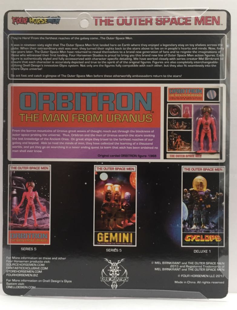 ORBITRON - Four Horsemen (The Outer Spacemen) (The Outer Space Men) action figure collectible - Main Image 2