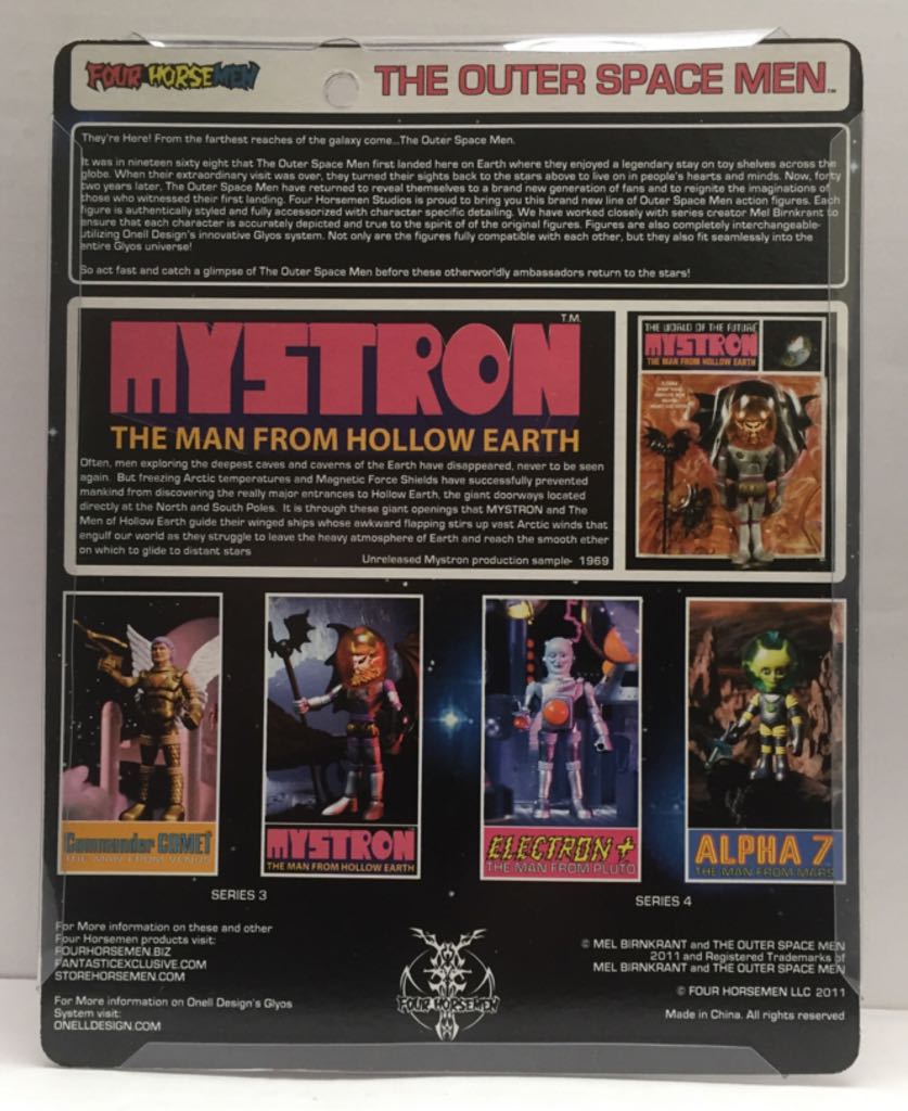 MYSTRON - Four Horsemen (The Outer Spacemen) (The Outer Space Men) action figure collectible - Main Image 2