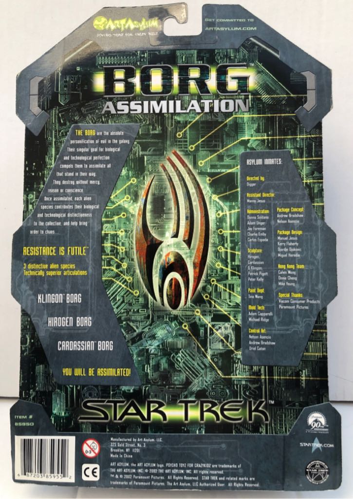 (Borg Assimilation) Klingon - Art Asylum (Star Trek) (Star Trek) action figure collectible - Main Image 2