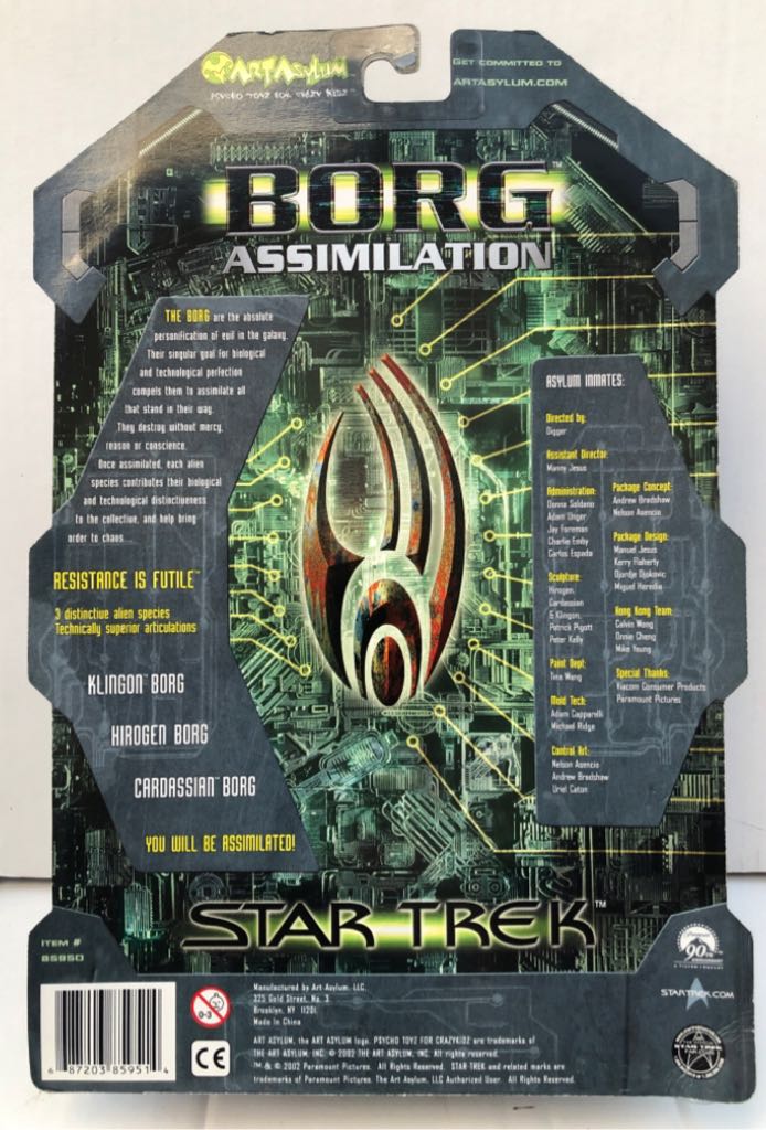 (Borg Assimilation) Cardassisn - Art Asylum (Star Trek) (Star Trek) action figure collectible - Main Image 2