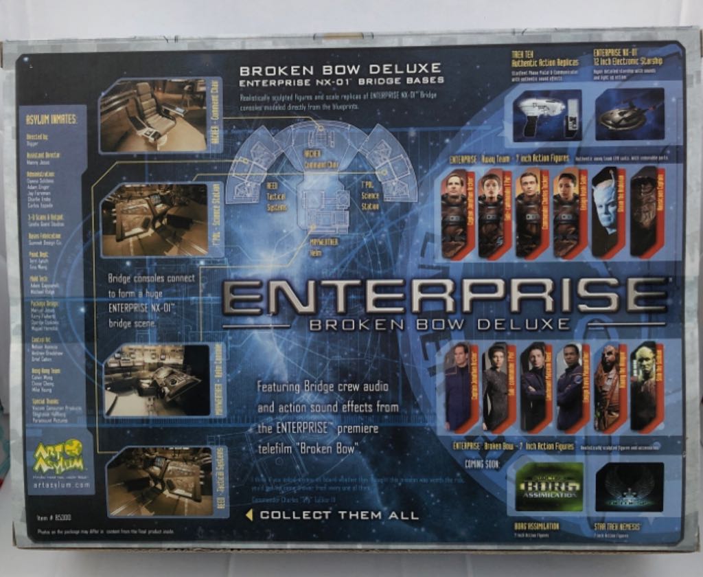 (Enterprise) Captain Jonathan Archer (With Bridge Base) - Art Asylum (Star Trek) (Star Trek) action figure collectible - Main Image 2