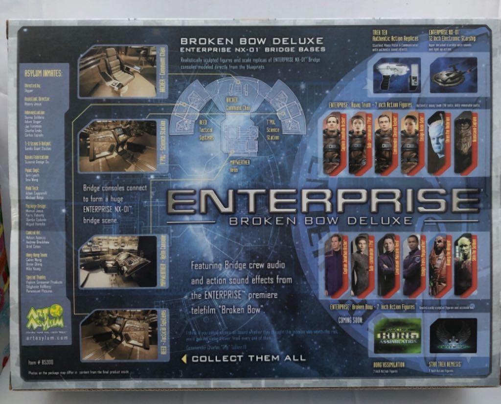 (Enterprise) T’Pol (With Bridge Base) - Art Asylum (Star Trek) (Star Trek) action figure collectible - Main Image 2