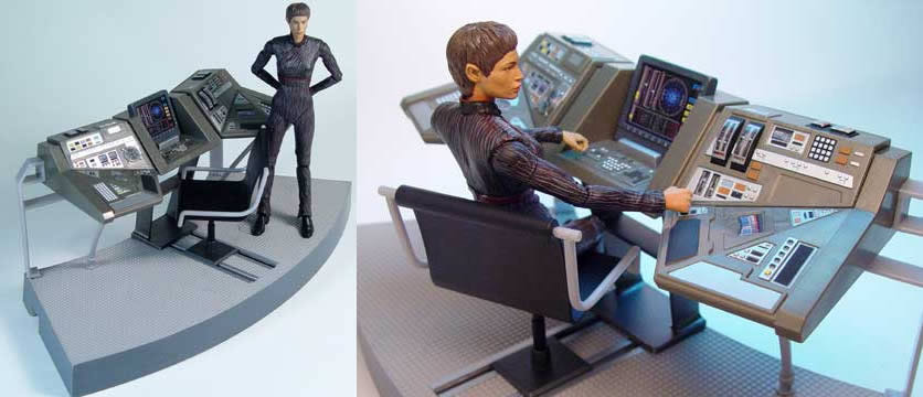 (Enterprise) T’Pol (With Bridge Base) - Art Asylum (Star Trek) (Star Trek) action figure collectible - Main Image 4
