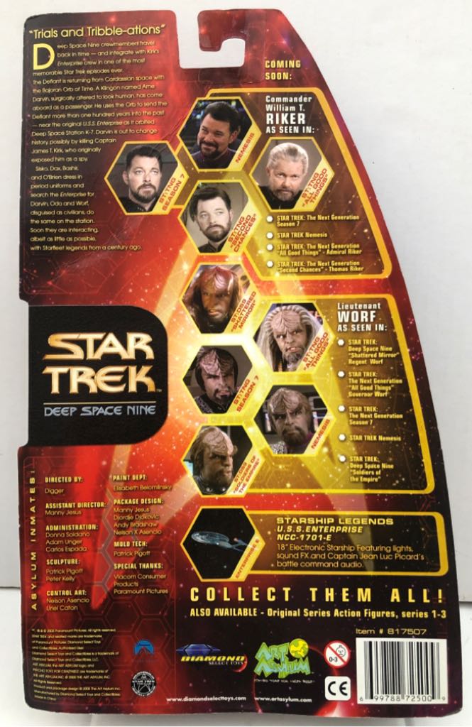 Captain Benjamin Sisko - Art Asylum (Star Trek) (Star Trek) action figure collectible - Main Image 2