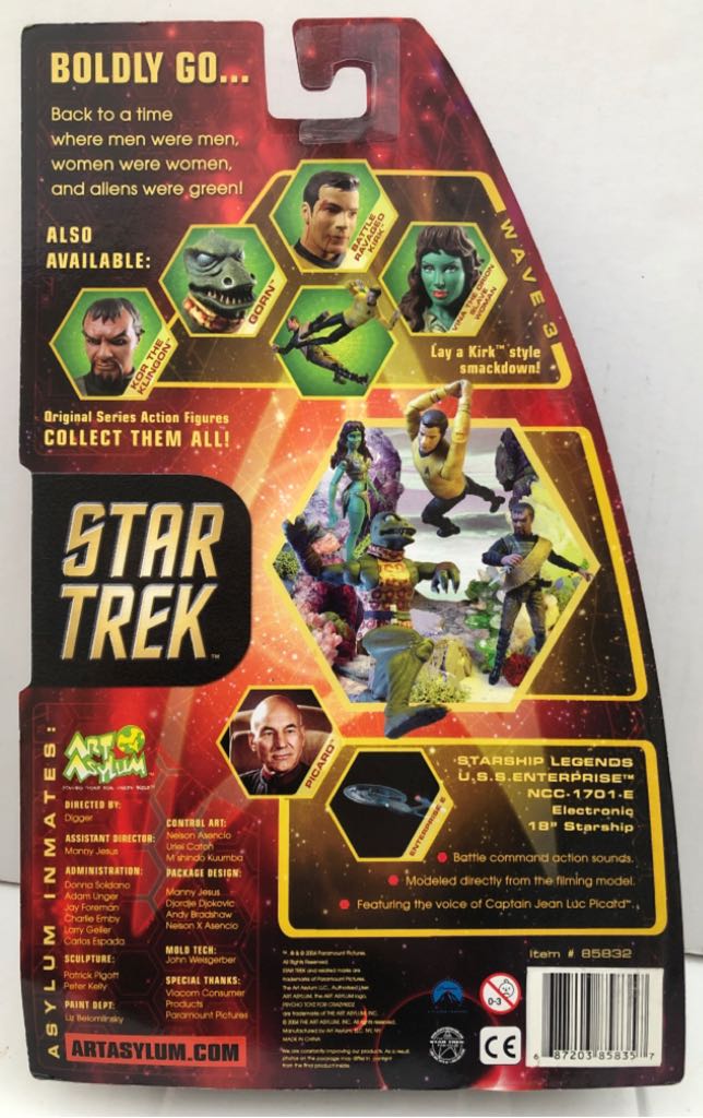 Klingon Warrior Kor - Art Asylum (Star Trek) (Star Trek) action figure collectible - Main Image 2