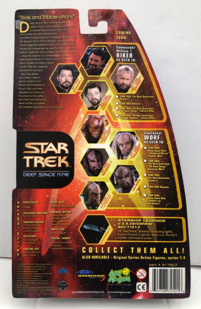 Miles O’Brien (Triles & Tribble-ations) - Art Asylum (Star Trek) (Star Trek) action figure collectible - Main Image 2