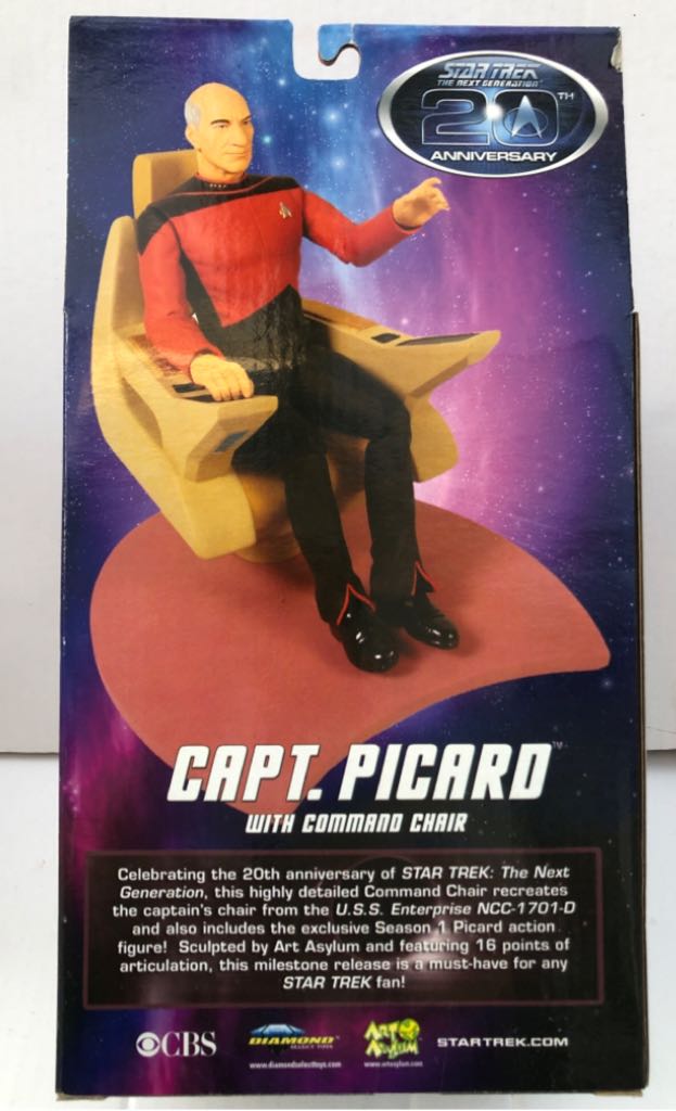 (Command Chair) Captain Picard - Diamond Select (Star Trek) (Star Trek) action figure collectible - Main Image 2