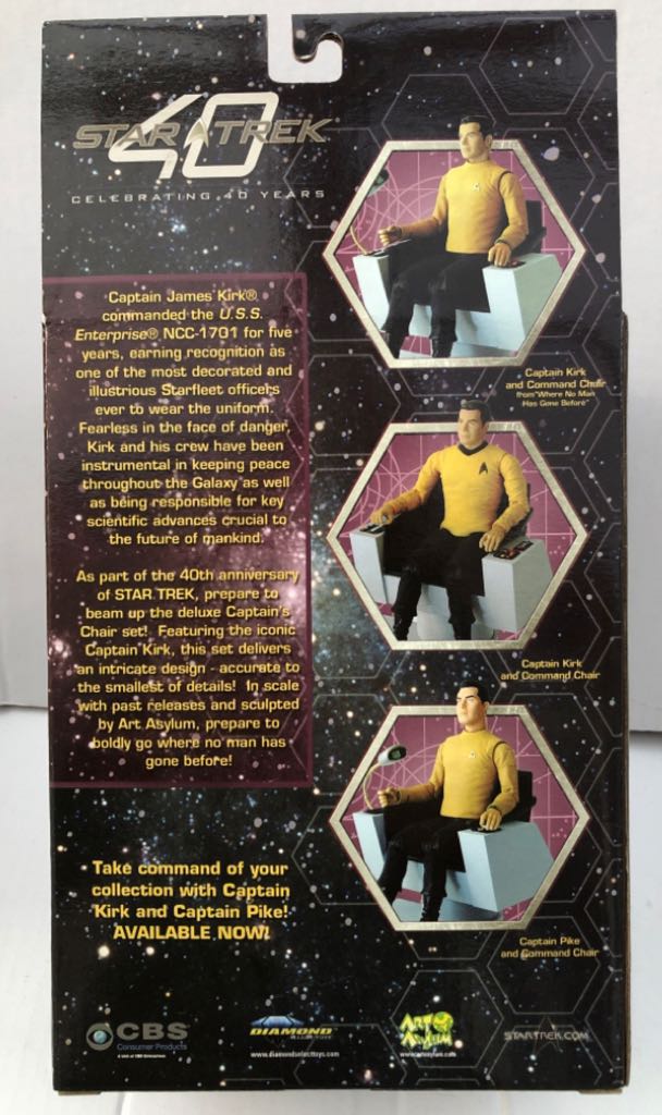 (Command Chair) Captain Kirk - Diamond Select (Star Trek) (Star Trek) action figure collectible - Main Image 2