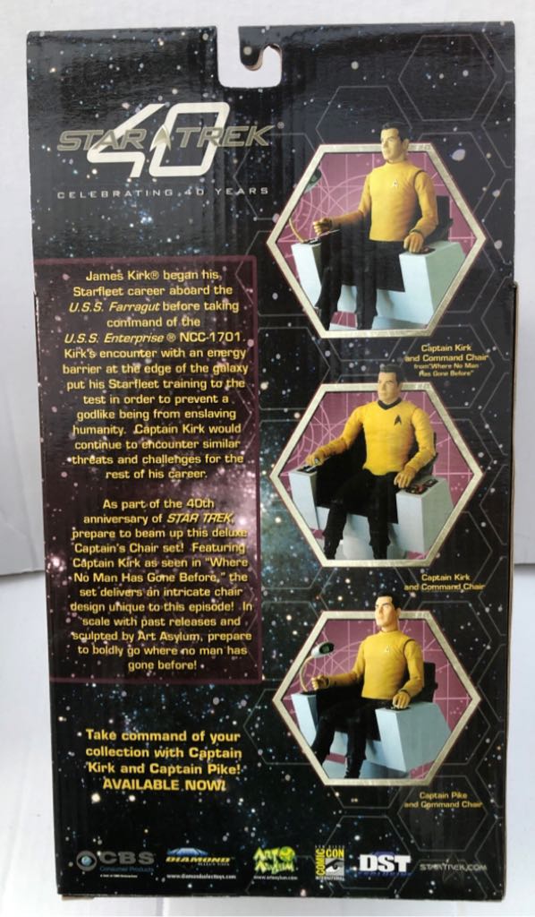 (Command Chair) Captain Kirk - Diamond Select (Star Trek) (Star Trek) action figure collectible - Main Image 2