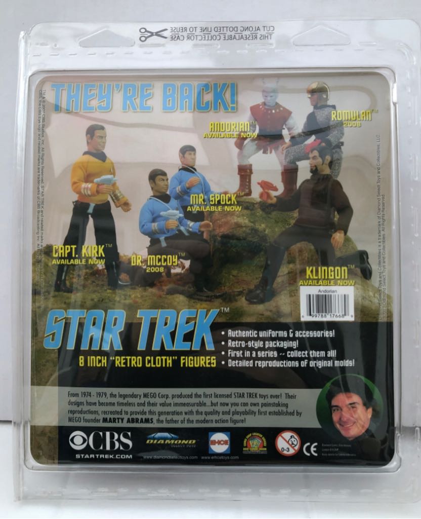 Andorian - Diamond Select (Star Trek Retro) (Star Trek) action figure collectible - Main Image 2