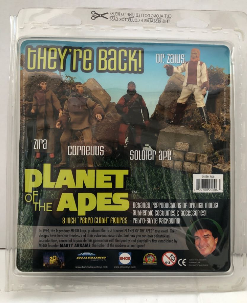 Soldier Ape - Diamond Select (Planet Of The Apes Retro) (Planet Of The Apes) action figure collectible - Main Image 2