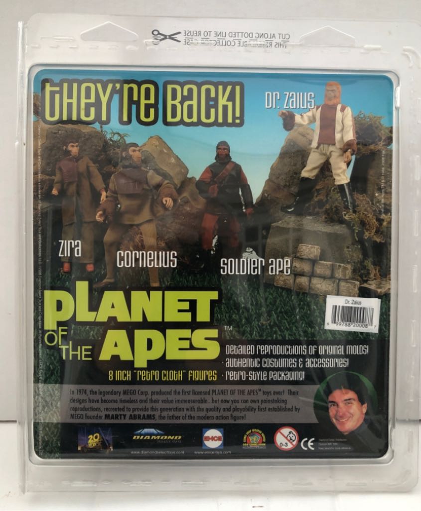 Dr. Zaius - Diamond Select (Planet Of The Apes Retro) (Planet Of The Apes) action figure collectible - Main Image 2