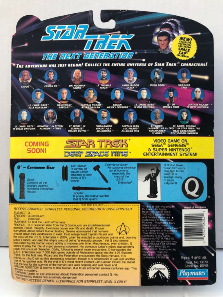 Q (Judges Robes) - Playmates (Star Trek TNG) (Star Trek TNG) action figure collectible - Main Image 2