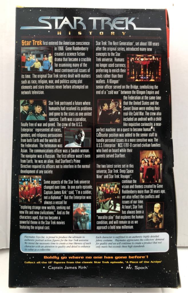 Captain James Kirk (A Piece Of The Action) - Playmates (Star Trek 12 Inch) (Star Trek 12 Inch) action figure collectible - Main Image 2