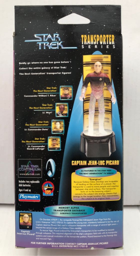 Captain Jean-Luc Picard - Playmates (Star Trek Transporter Series) (Star Trek Transporter Series) action figure collectible - Main Image 2