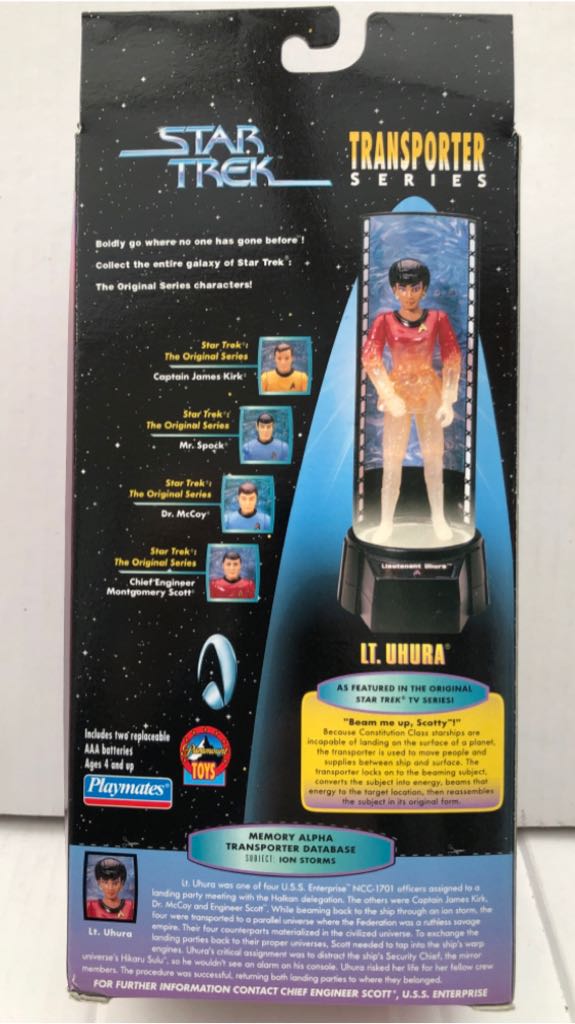 Lt. Nyota Uhura - Playmates (Star Trek TOS) action figure collectible - Main Image 2
