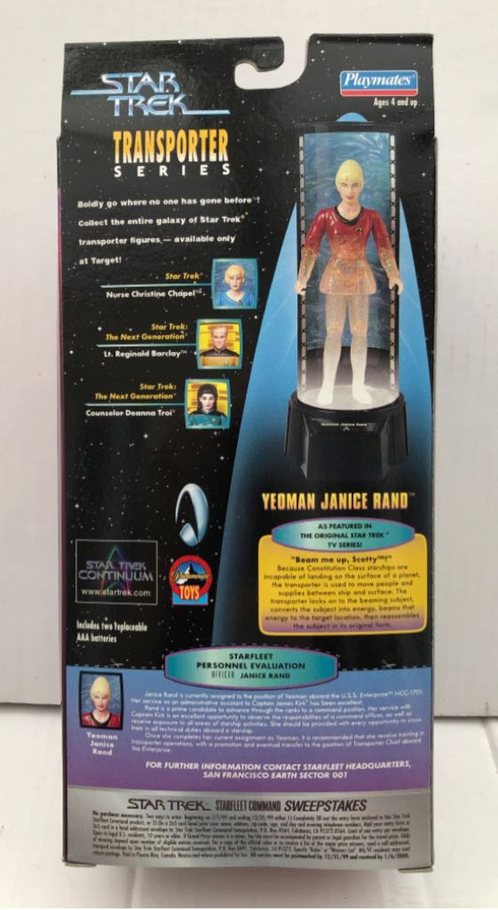 Yeoman Janice Rand - Playmates (Star Trek Transporter Series) (Star Trek Transporter Series) action figure collectible - Main Image 2