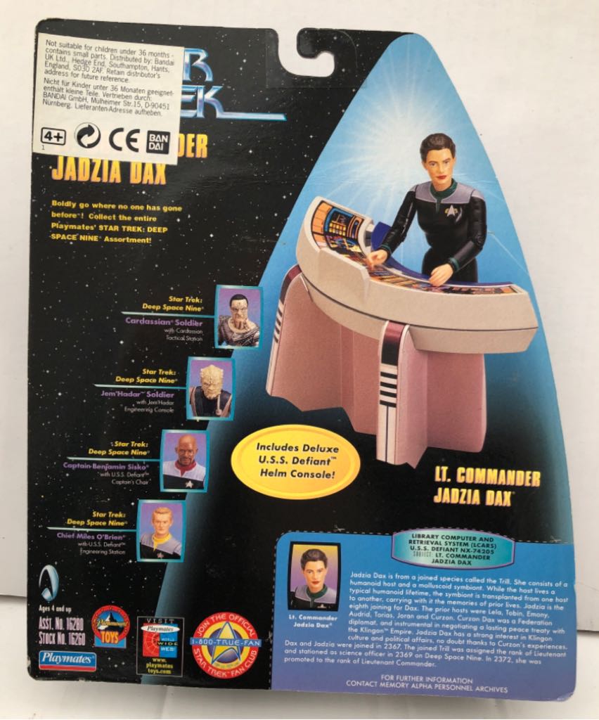 Lt. Commander Jadzia Dax - Playmates (Star Trek Warp Factor Series) (Star Trek Warp Factor Series) action figure collectible - Main Image 2