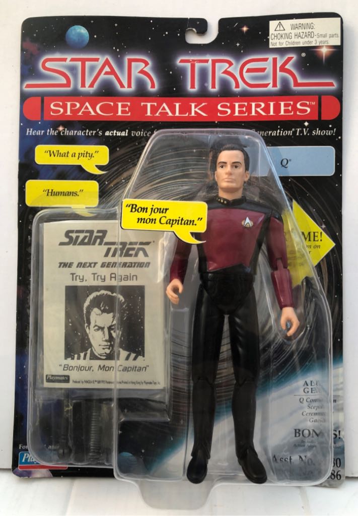 Q - Playmates (Star Trek Space Talk Series) (Star Trek Space Talk Series) action figure collectible - Main Image 1
