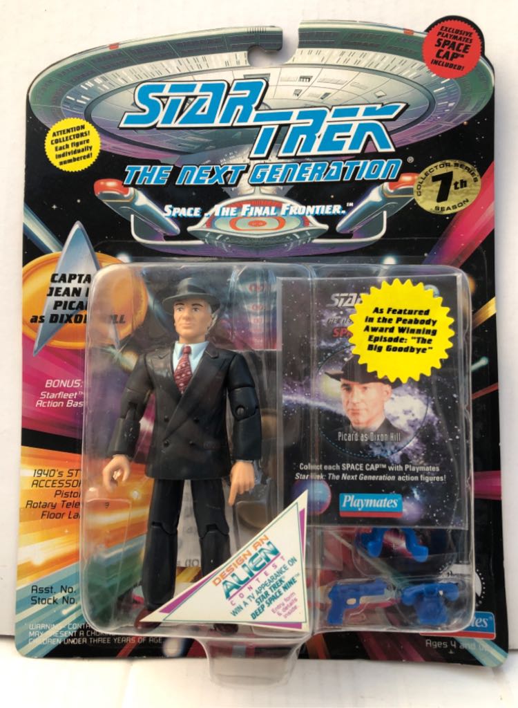 Captain Jean Luc Picard (As Dixon Hill) - Playmates (Star Trek TNG) (Star Trek TNG) action figure collectible - Main Image 1