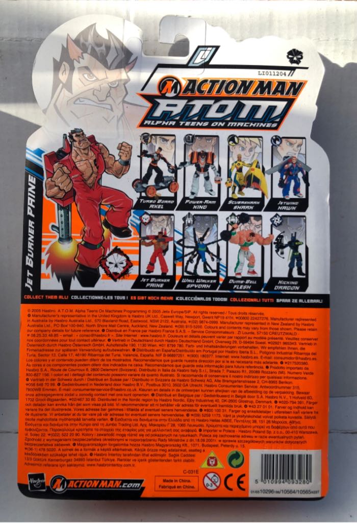 Jet Burner Paine - Hasbro (Action Man Atom) (Action Man Atom) action figure collectible - Main Image 2