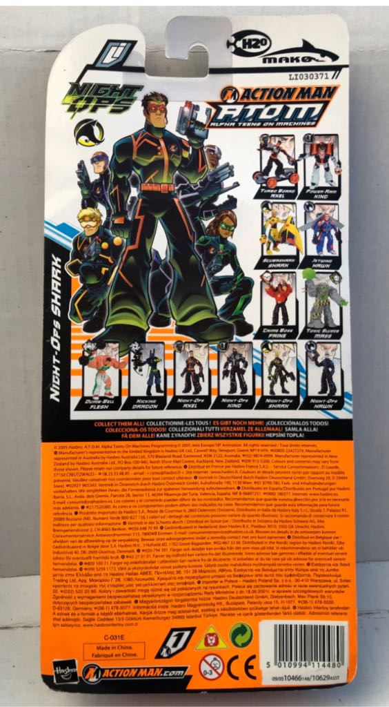 Night-Ops Shark - Hasbro (Action Man Atom) (Action Man Atom) action figure collectible - Main Image 2