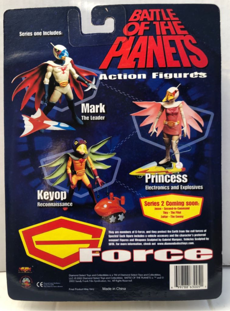 Princess - Diamond Select (G Force) (G Force (Battle Of The Planets)) action figure collectible - Main Image 2