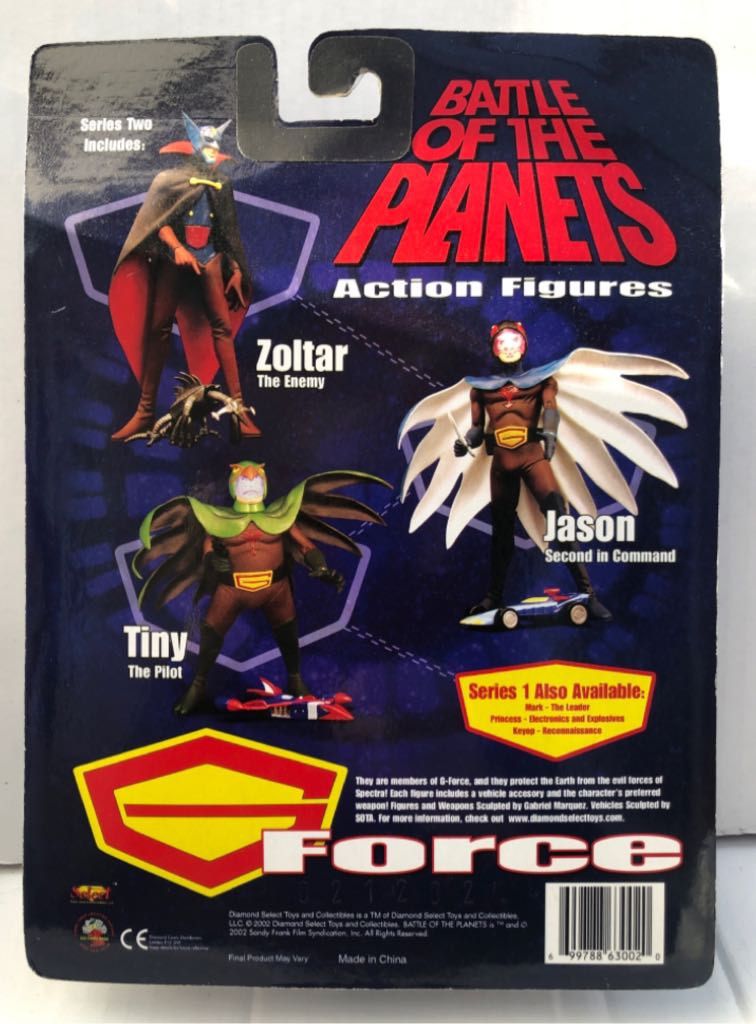 Tiny - Diamond Select (G Force) (G Force (Battle Of The Planets)) action figure collectible - Main Image 2