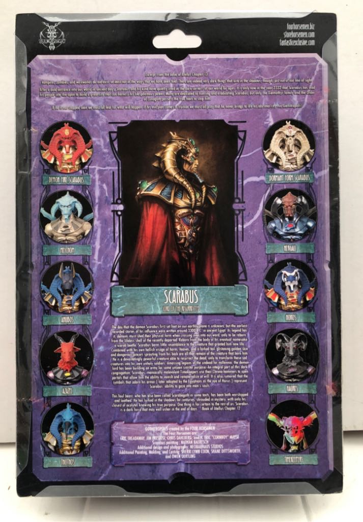 Melchom (Scarabus) - Four Horsemen (Gothitropolis Scarabus) (Gothitropolis Scarabus) action figure collectible - Main Image 2