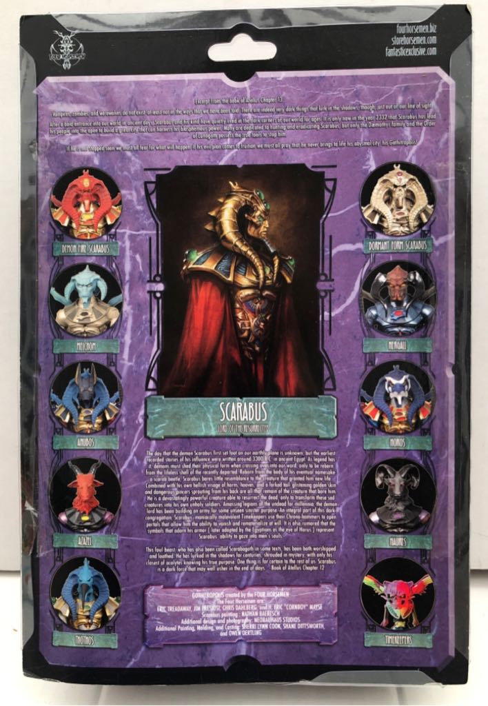 Demon Fire Scarabus - Four Horsemen (Gothitropolis Scarabus) (Gothitropolis Scarabus) action figure collectible - Main Image 2