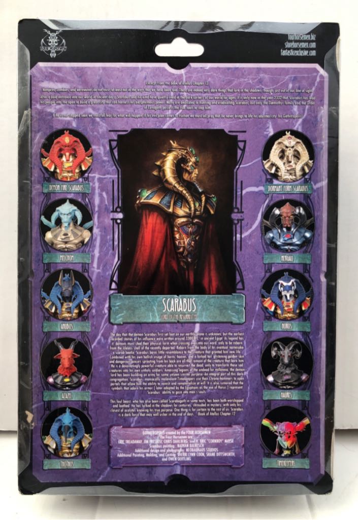 Scarabus - Dormant Form - Four Horsemen (Gothitropolis Scarabus) (Gothitropolis Scarabus) action figure collectible - Main Image 2