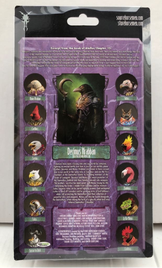 Atheneus - Four Horsemen (Gothitropolis Ravens) (Gothitropolis - Ravens) action figure collectible - Main Image 2