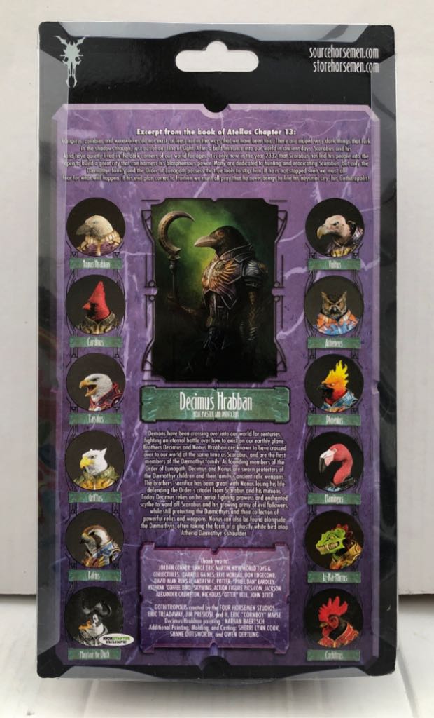 Falcus - Four Horsemen (Gothitropolis Ravens) (Gothitropolis - Ravens) action figure collectible - Main Image 2