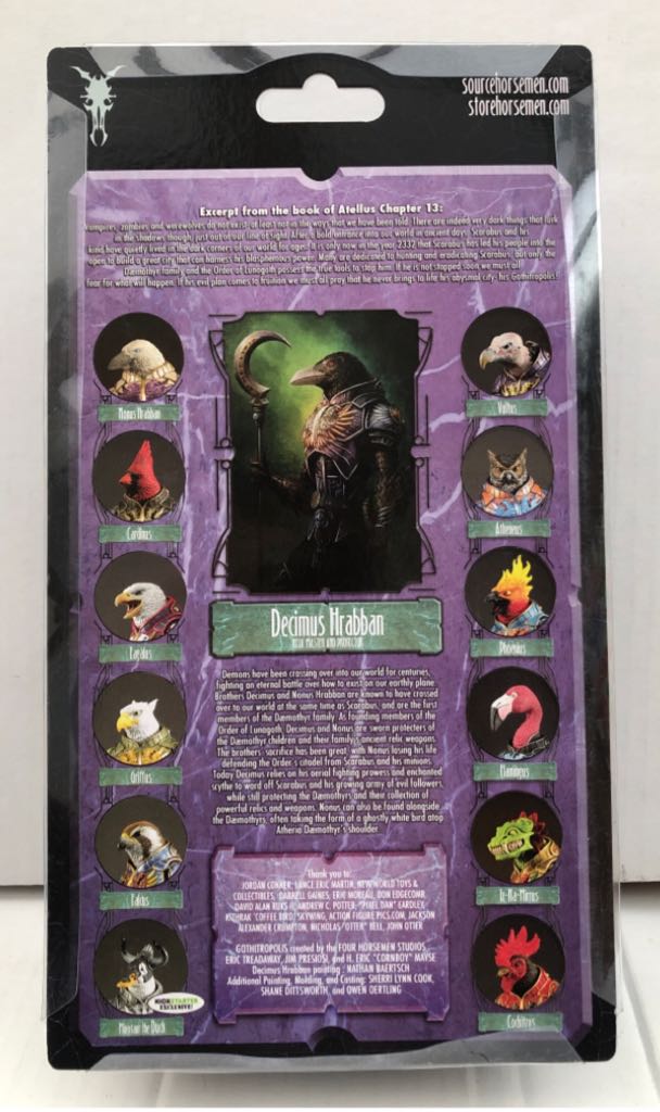 Iz-Ra-Mirrus - Four Horsemen (Gothitropolis Ravens) (Gothitropolis - Ravens) action figure collectible - Main Image 2