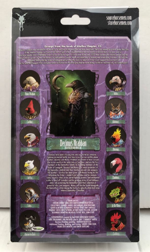 Phoenius - Four Horsemen (Gothitropolis Ravens) (Gothitropolis - Ravens) action figure collectible - Main Image 2