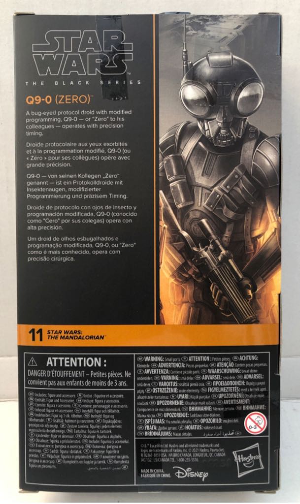 Q9-0 (Zero) TBS [P4] TM11 - Hasbro (Star Wars: The Mandalorian) action figure collectible - Main Image 2