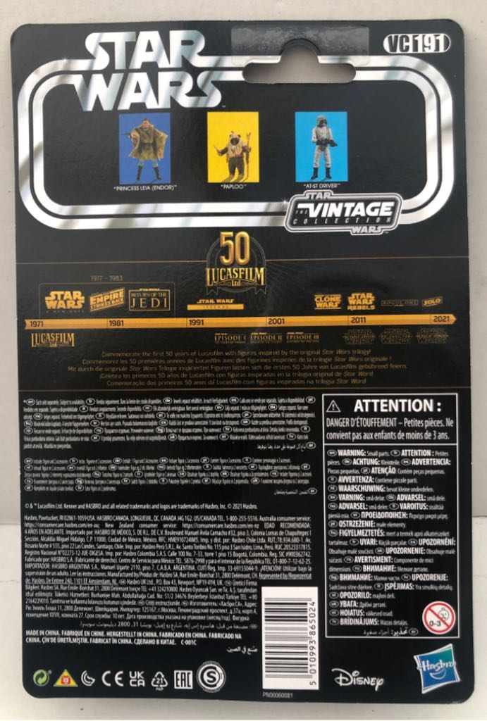 Princess Leia (Endor) - Hasbro (Star Wars The Vintage Collection) (Star Wars) action figure collectible - Main Image 2