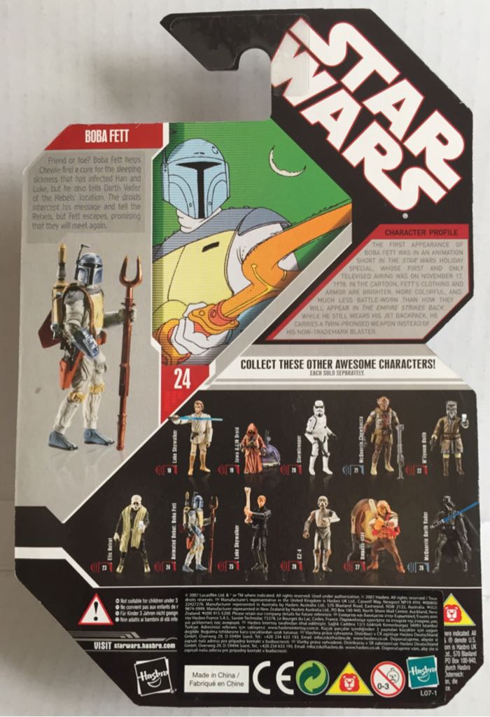 Boba Fett (Animated Debut) - Hasbro (Star Wars Coin Collection) (Star Wars) action figure collectible - Main Image 2