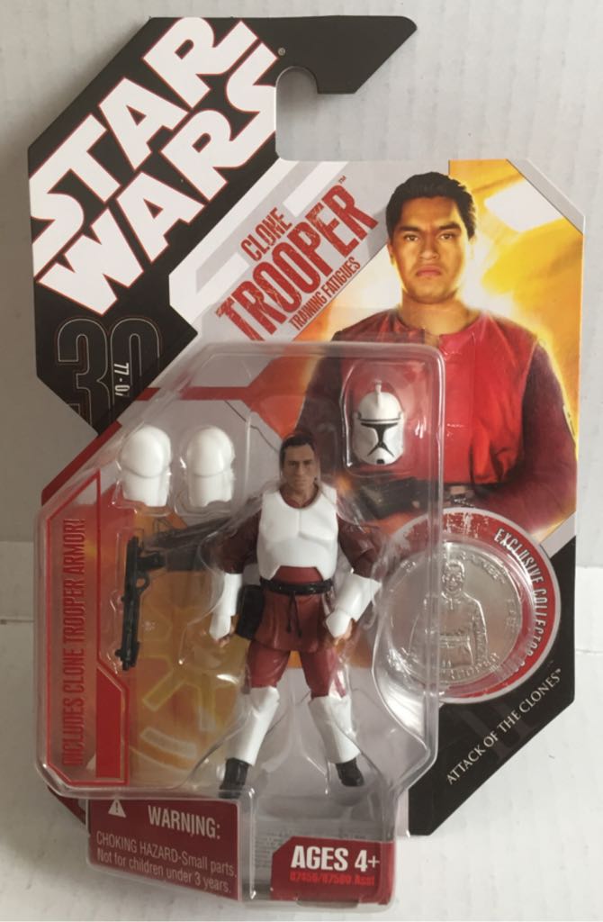 Clone Trooper (Training) - Hasbro (Star Wars Coin Collection) (Star Wars) action figure collectible - Main Image 1