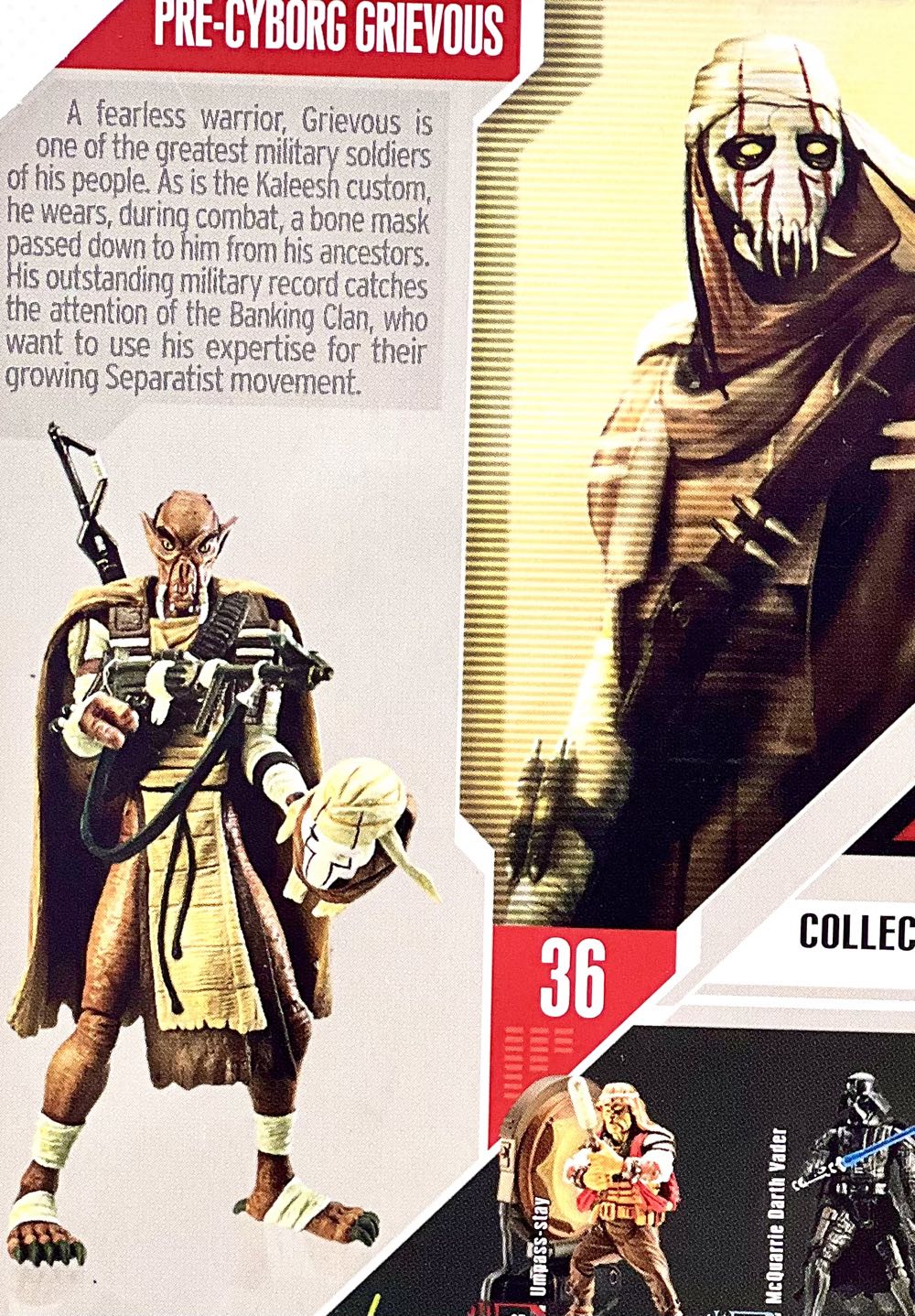 Pre-Cyborg Grievous - Hasbro (Star Wars Coin Collection) (Star Wars) action figure collectible - Main Image 3