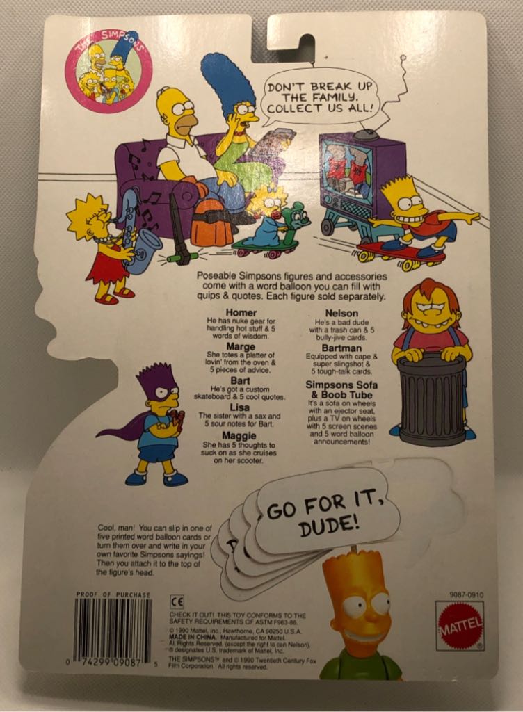 Marge - Mattel (The Simpsons) (The Simpsons) action figure collectible - Main Image 2