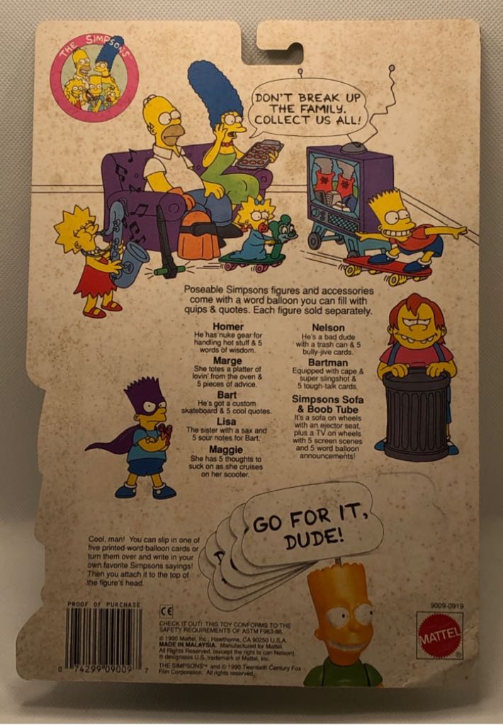Nelson - Mattel (The Simpsons) (The Simpsons) action figure collectible - Main Image 2