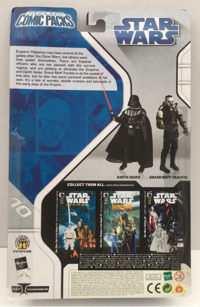 Darth Vader & Grand Moff Trachta - Hasbro (Star Wars Comic Packs) (Star Wars) action figure collectible - Main Image 2
