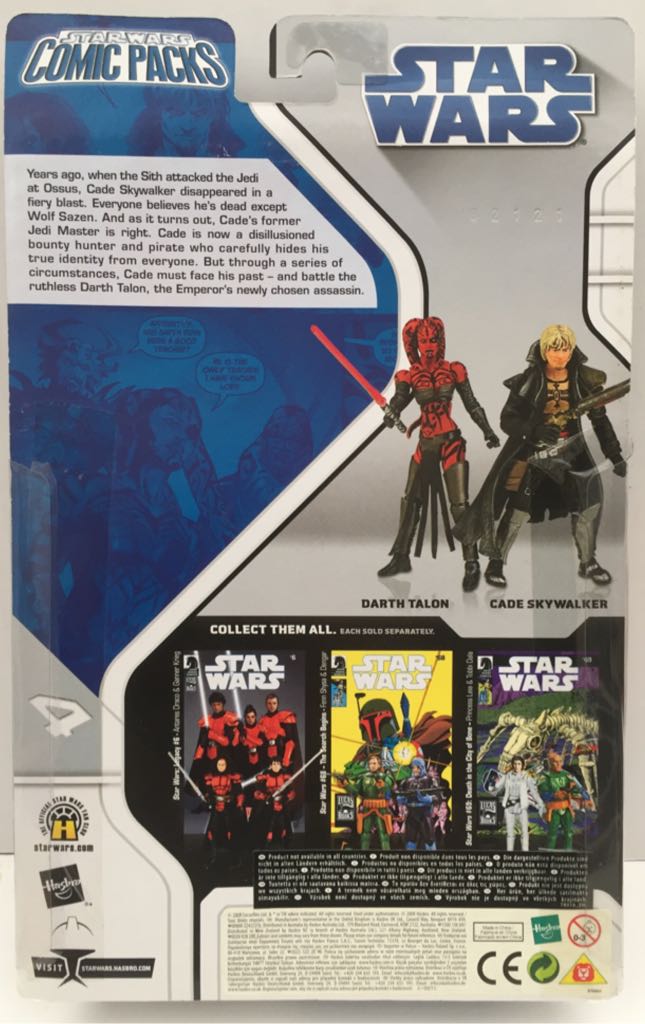 Darth Talon & Cade Skywalker - Hasbro (Star Wars Comic Packs) (Star Wars) action figure collectible - Main Image 2