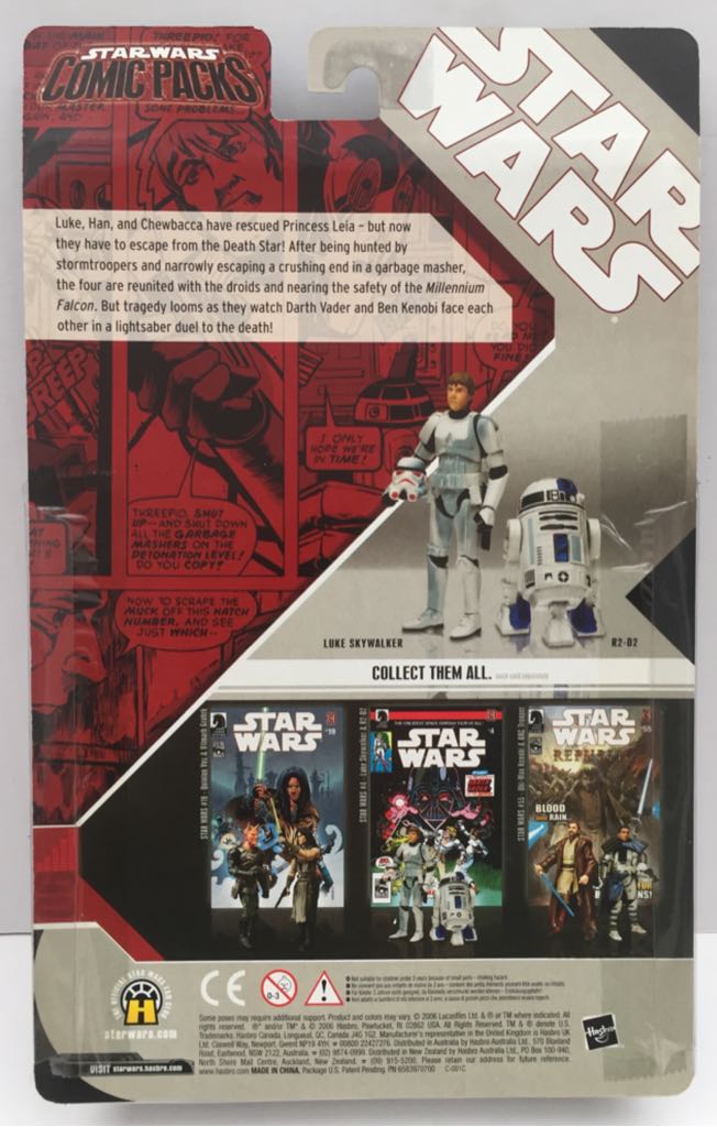 Luke Skywalker & R2-D2 - Hasbro (Star Wars Comic Packs) (Star Wars) action figure collectible - Main Image 2