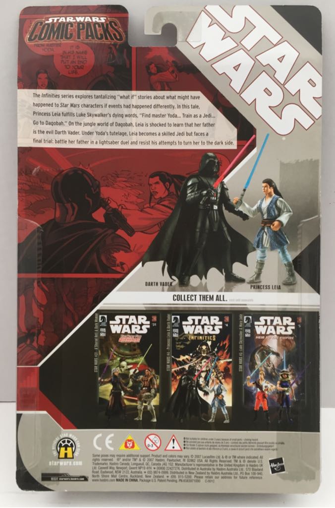 Princess Leia & Darth Vader - Hasbro (Star Wars Comic Packs) (Star Wars) action figure collectible - Main Image 2