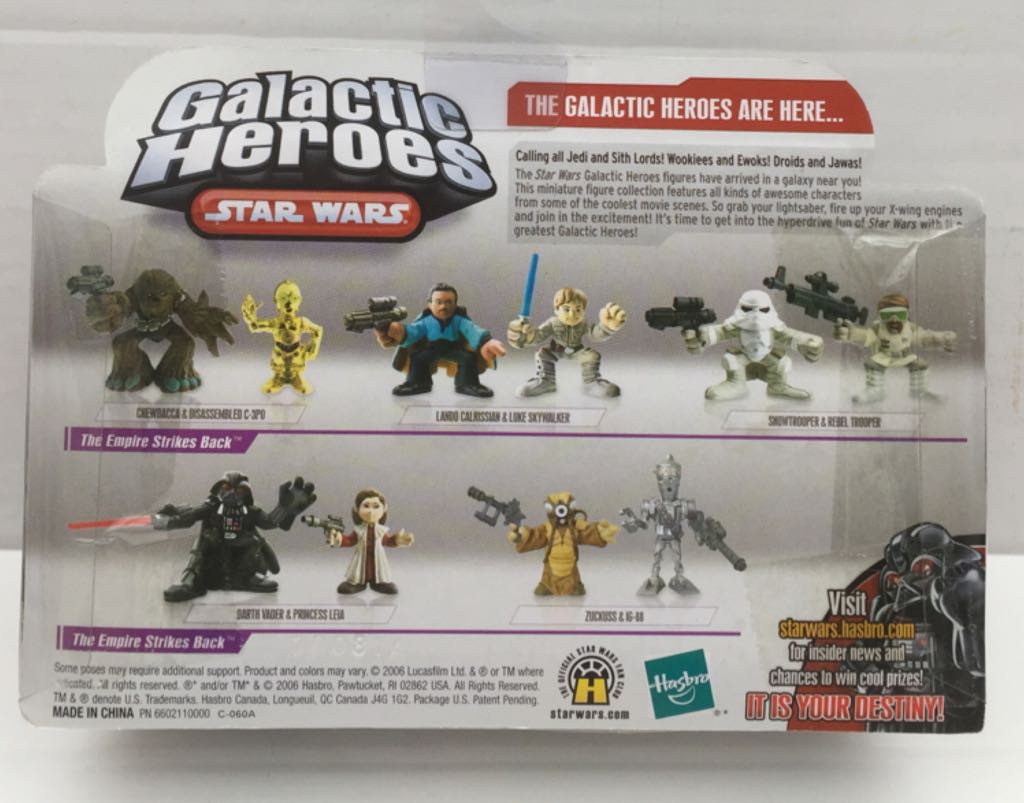 Chewbacca & C-3PO (Disassembled) - Hasbro (Star Wars Galactic Heroes) (Star Wars) action figure collectible - Main Image 2