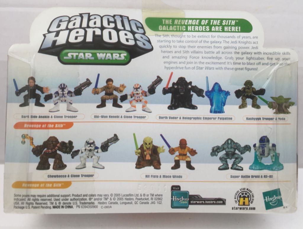 Obi-Wan Kenobi & Clone Trooper - Hasbro (Star Wars Galactic Heroes) (Star Wars) action figure collectible - Main Image 2